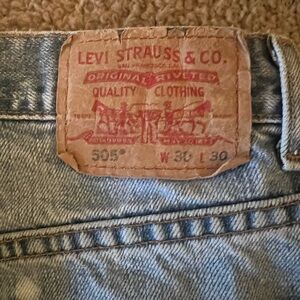Vintage Levi's 501 Button Fly Jeans for Women, Light Blue - 30x30